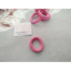 Резинки для волос бесшовные, 4 см, цвет розовый №89